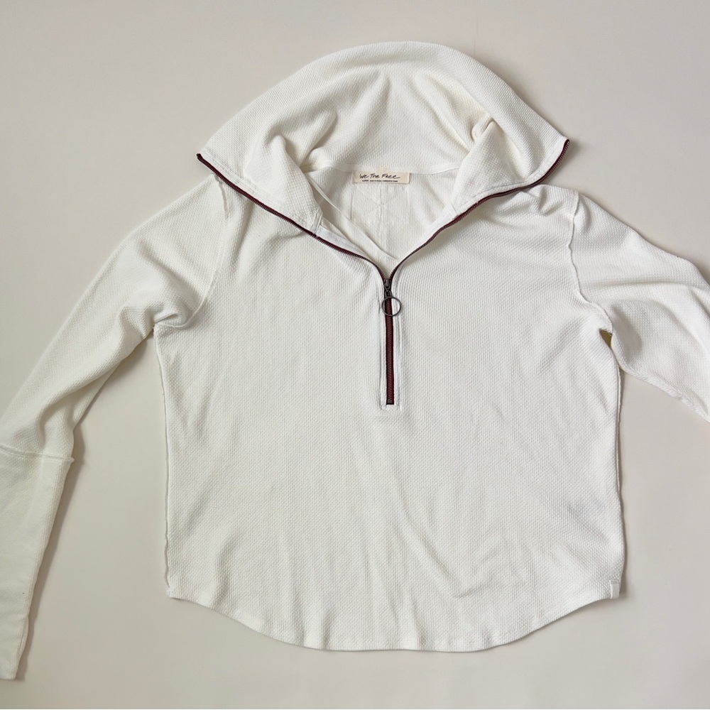 White we the free Zip-Up Top